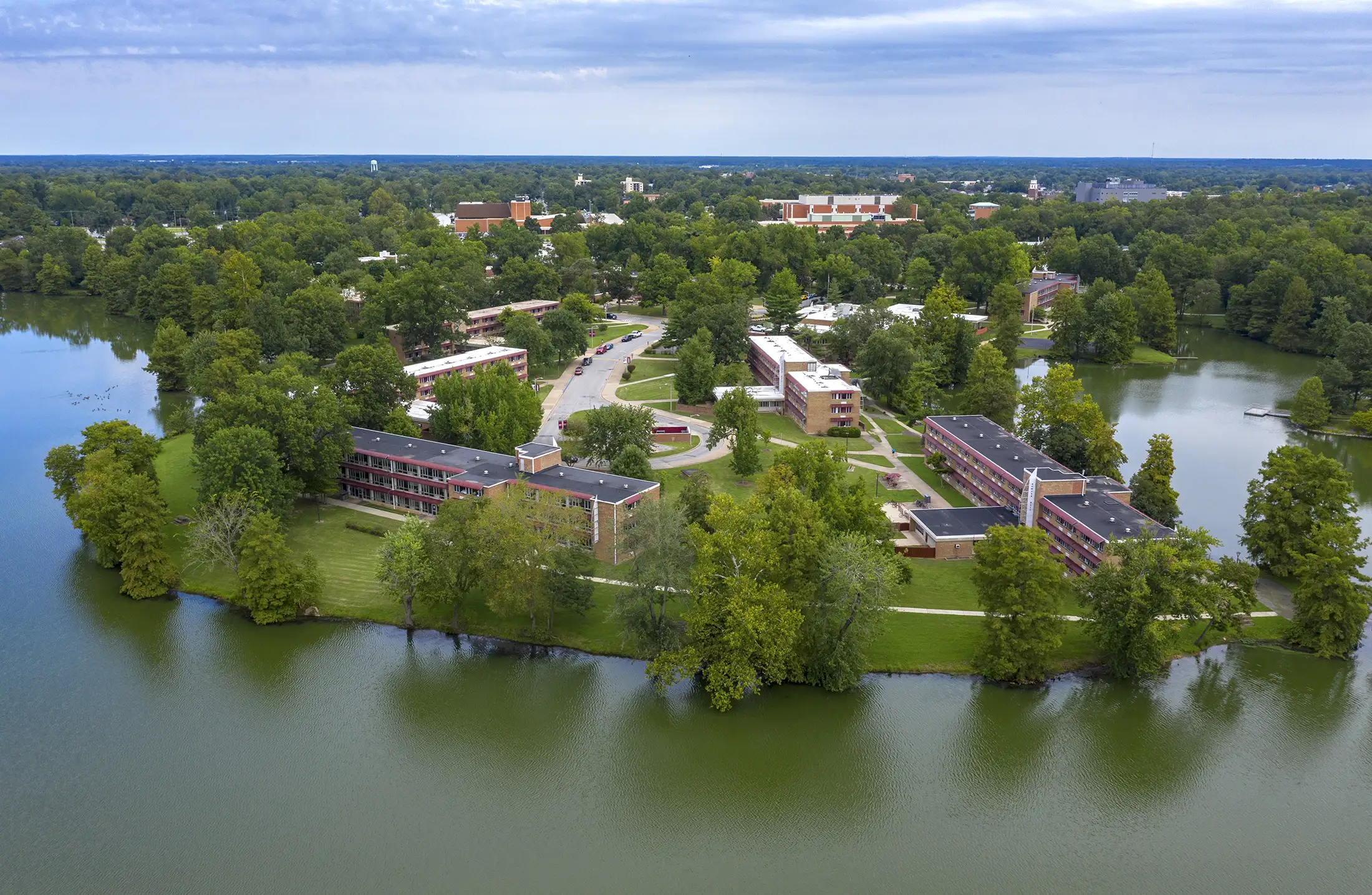 west campus aerial